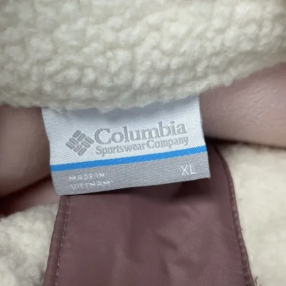 Columbia Women's XL Activewear Sweatshirt Pink H0970 - Picture 4 of 6